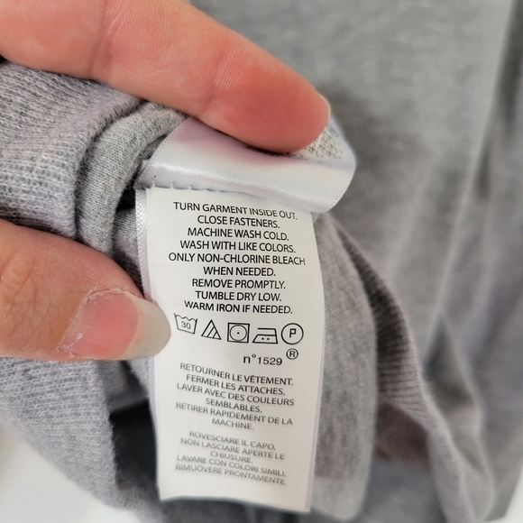 Polo by Ralph Lauren Jersey Shawl Collar Pullover in Gray Size S - Picture 8 of 9